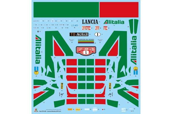 Lancia stratos HF Gr.4 Monte Carlo 1977 (Italeri 4714) 1/12
