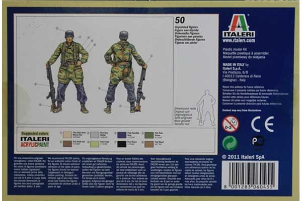Німецькі десантники (ITALERI 6045) 1/72