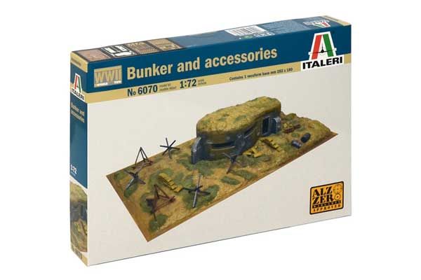 Бункер и аксессуары (Italeri 6070) 1/72