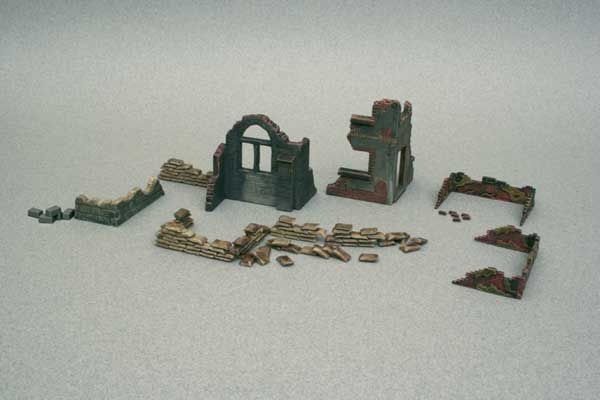 Стіни та руїни (Italeri 6087) 1/72
