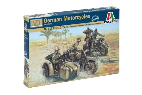 Німецькі мотоцикли (Italeri 6121) 1/72