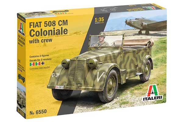Fiat 508 CM Coloniale (Italeri 6550) 1/35