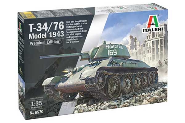 Т-34/76 ранньої версії (Italeri 6570) 1/35