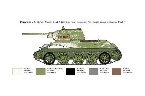 Т-34/76 ранньої версії (Italeri 6570) 1/35