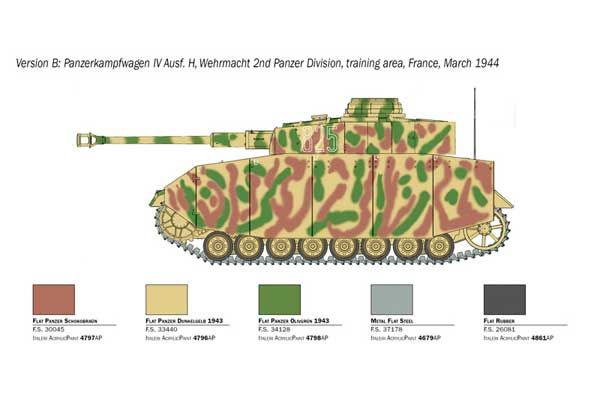 Pz. Kpfw. IV Ausf. H (Italeri 6578) 1/35