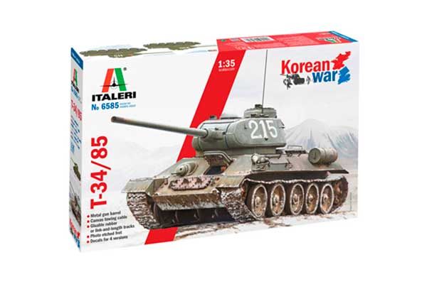 Т-34/85 корейська війна (Italeri 6585) 1/35
