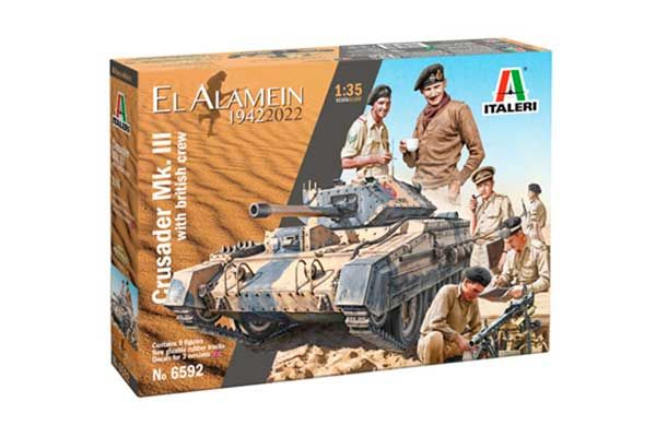 Crusader Mk. III з британським екіпажем (Italeri 6592) 1/35