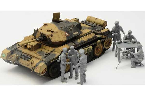 Crusader Mk. III з британським екіпажем (Italeri 6592) 1/35
