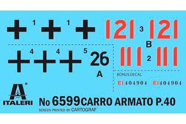 Carro Armato P40 (Italeri 6599) 1/35