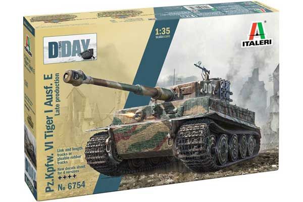 Pz.Kpfw. VI Tiger I Ausf. E пізнього виробництва (Italeri 6754) 1/35