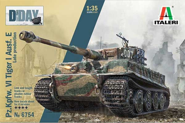 Pz.Kpfw. VI Tiger I Ausf. E пізнього виробництва (Italeri 6754) 1/35