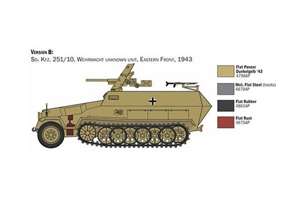 Sd.Kfz. 251/10 (Italeri 7079) 1/72