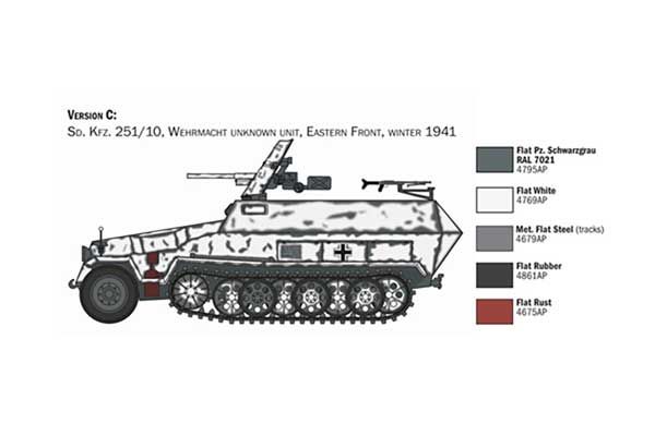Sd.Kfz. 251/10 (Italeri 7079) 1/72