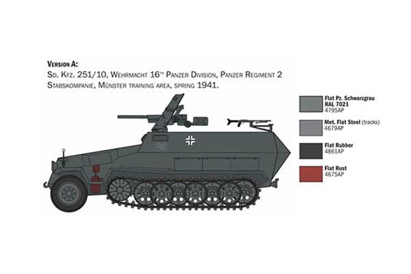Sd.Kfz. 251/10 (Italeri 7079) 1/72