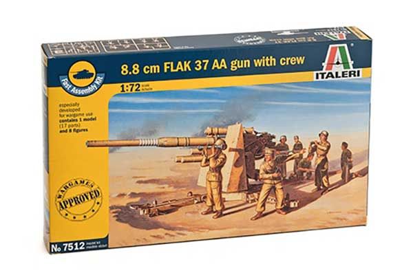 Зенітка 8.8 cm. FLAK 37 (ITALERI 7512) 1/72