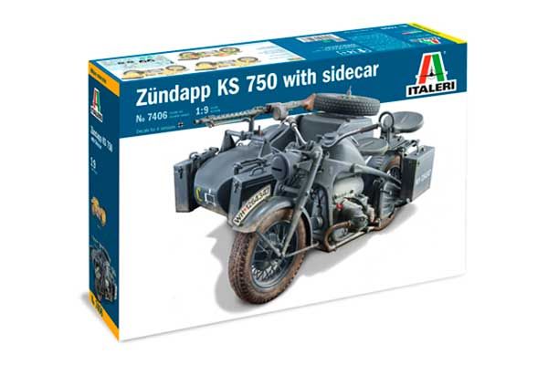Zundapp KS 750 с коляской (Italeri 7406) 1/9