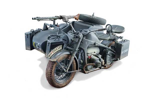 Zundapp KS 750 с коляской (Italeri 7406) 1/9