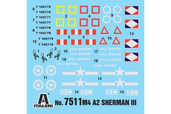 M4A2 Sherman III (Italeri 7511) 1/72