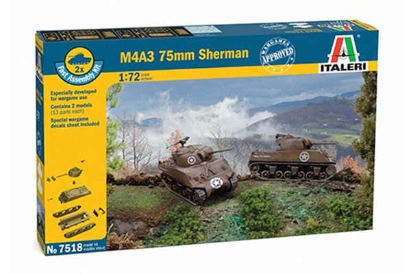 Sherman M4 (Italeri 7518) 1/72