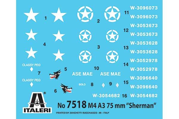 Sherman M4 (Italeri 7518) 1/72