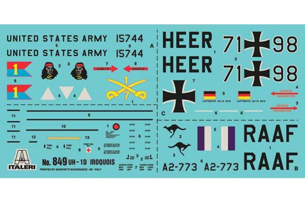 UH-1D Iroquois (Italeri 849) 1/48