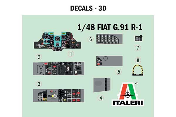 FIAT G.91 R (Italeri 92645) 1/48