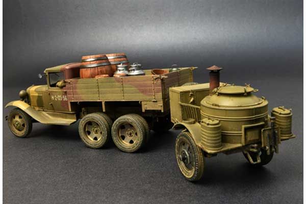 Советский двухтонный грузовой автомобиль с полевой кухней (MiniArt 35257) 1/35