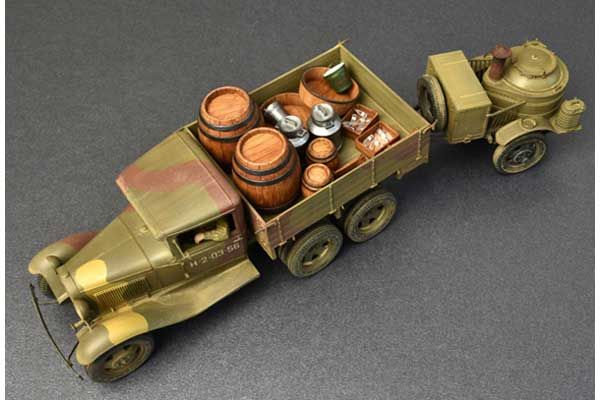 Советский двухтонный грузовой автомобиль с полевой кухней (MiniArt 35257) 1/35