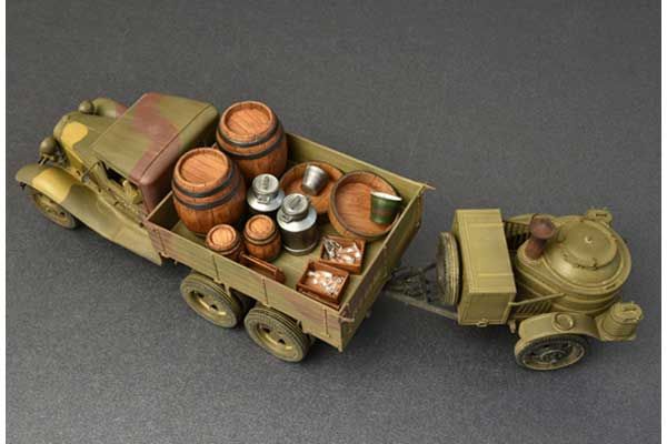 Советский двухтонный грузовой автомобиль с полевой кухней (MiniArt 35257) 1/35