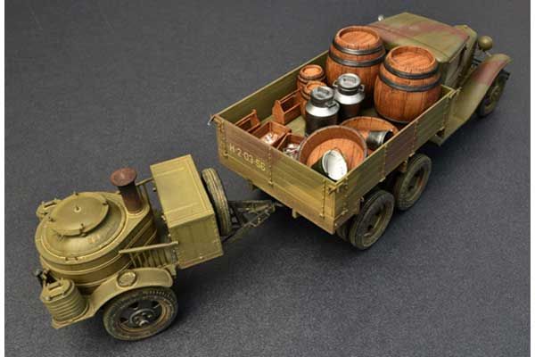 Советский двухтонный грузовой автомобиль с полевой кухней (MiniArt 35257) 1/35