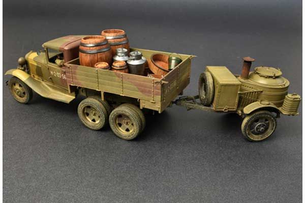Советский двухтонный грузовой автомобиль с полевой кухней (MiniArt 35257) 1/35