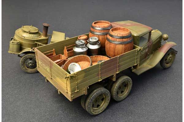 Советский двухтонный грузовой автомобиль с полевой кухней (MiniArt 35257) 1/35