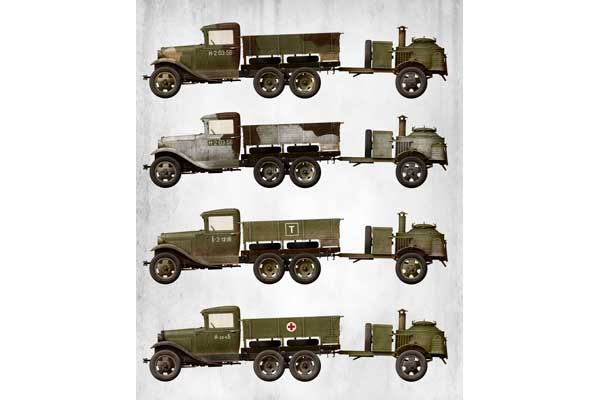 Советский двухтонный грузовой автомобиль с полевой кухней (MiniArt 35257) 1/35