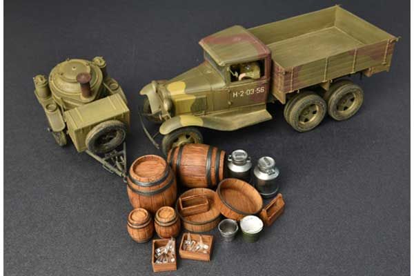 Советский двухтонный грузовой автомобиль с полевой кухней (MiniArt 35257) 1/35