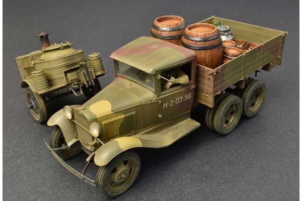 Советский двухтонный грузовой автомобиль с полевой кухней (MiniArt 35257) 1/35