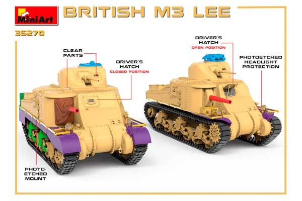 Британський M3 LEE (MiniArt 35270) 1/35