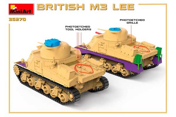Британський M3 LEE (MiniArt 35270) 1/35