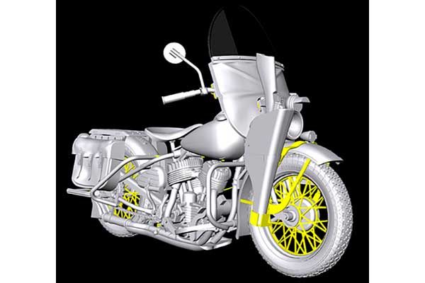 Американські мотоцикли на ремонті (MiniArt 35284) 1/35