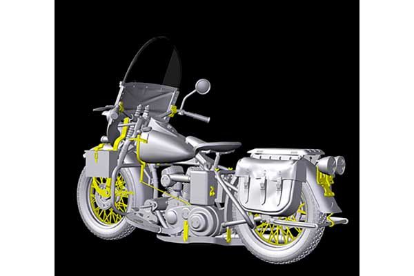 Американські мотоцикли на ремонті (MiniArt 35284) 1/35