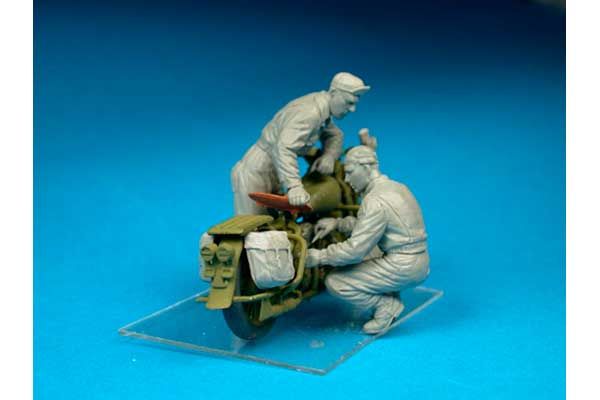 Американські мотоцикли на ремонті (MiniArt 35284) 1/35