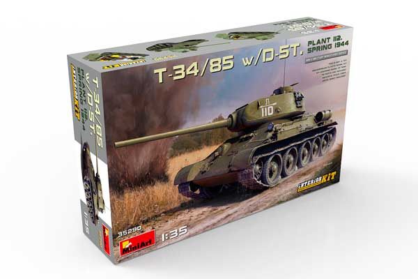 Т-34/85 з Д-5Т. Завод 112. Весна 1944 р (MiniArt 35290) 1/35