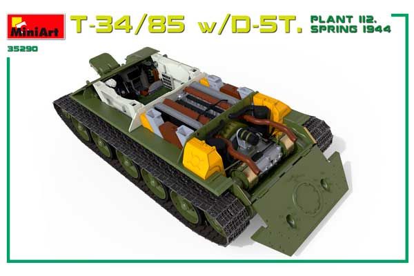 Т-34/85 з Д-5Т. Завод 112. Весна 1944 р (MiniArt 35290) 1/35