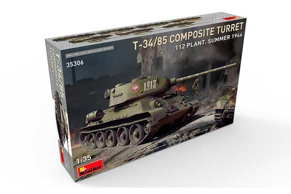 Т-34/85 з композитною баштою. Завод 112. Літо 1944 (MiniArt 35306) 1/35