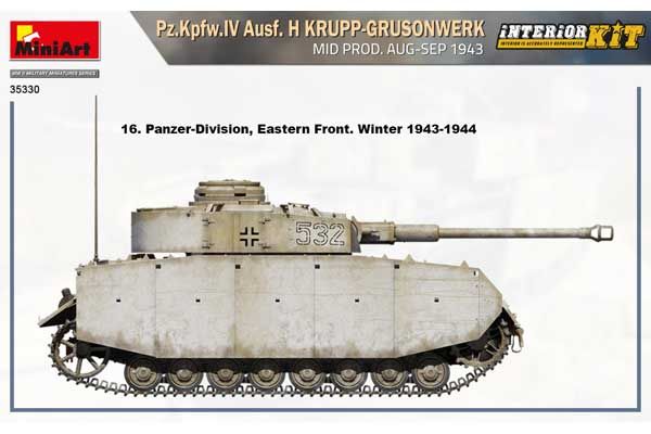 Pz.Kpfw.IV Ausf. H KRUPP-GRUSONWERK (MiniArt 35330) 1/35