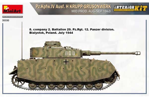 Pz.Kpfw.IV Ausf. H KRUPP-GRUSONWERK (MiniArt 35330) 1/35