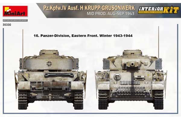 Pz.Kpfw.IV Ausf. H KRUPP-GRUSONWERK (MiniArt 35330) 1/35