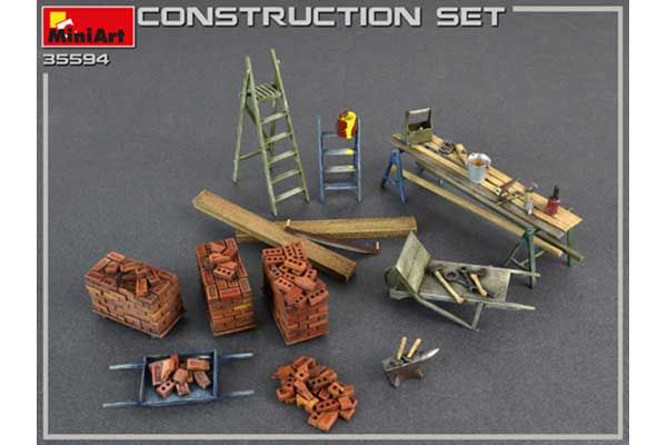 Будівельні Аксесуари і Інструменти (MiniArt 35594) 1/35