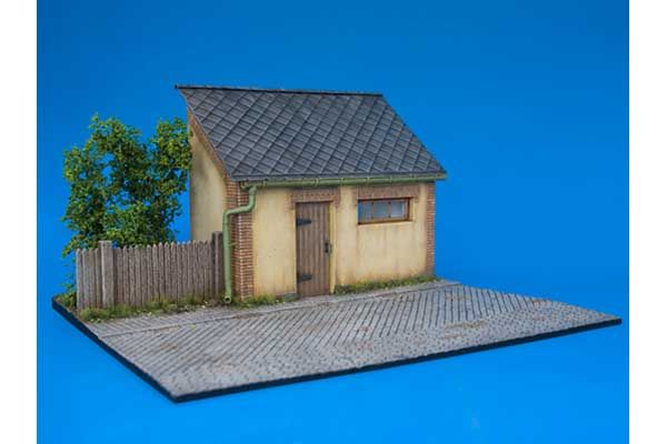 Диорама с сараем (MiniArt 36032) 1/35