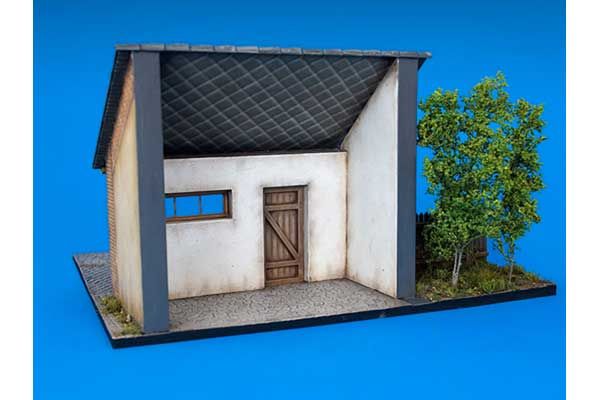 Диорама с сараем (MiniArt 36032) 1/35