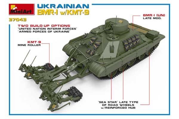 Українська БМР-1 з КМТ-9 (MiniArt 37043) 1/35